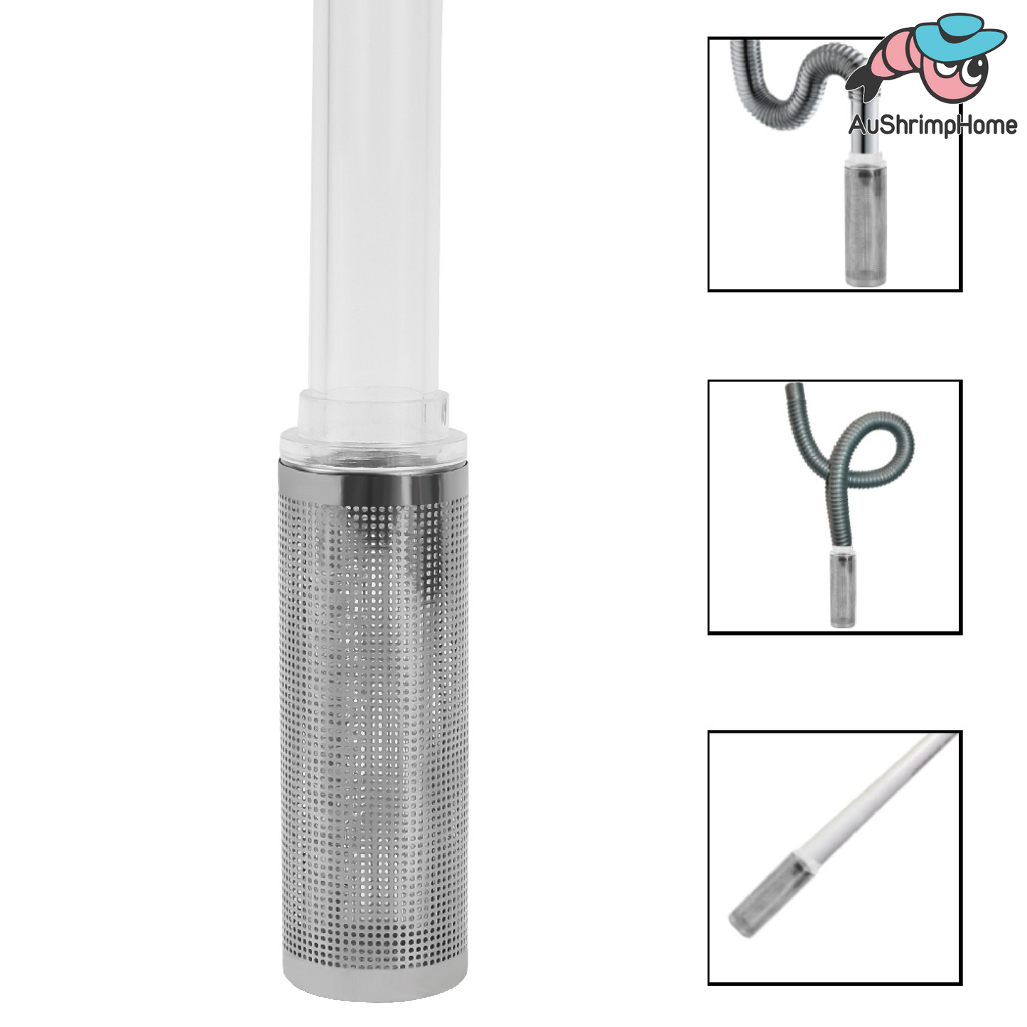 Stainless Steel Filter Inlet 12mm 16mm | Shrimp Protection