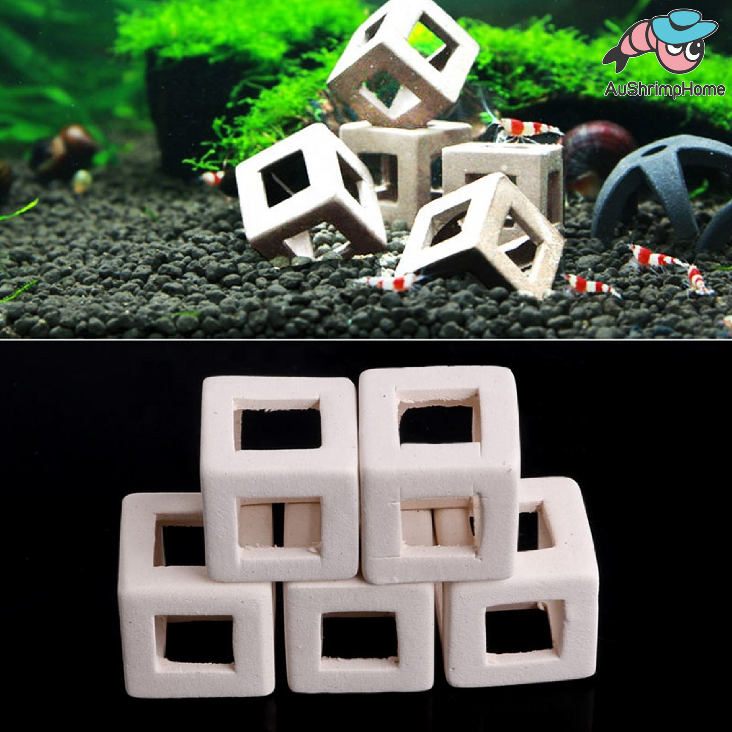 Ceramic Shelter | Small Cubic Block