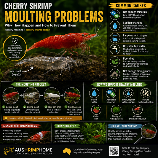 Cherry Shrimp Moulting Problems: Why They Happen and How to Prevent Them