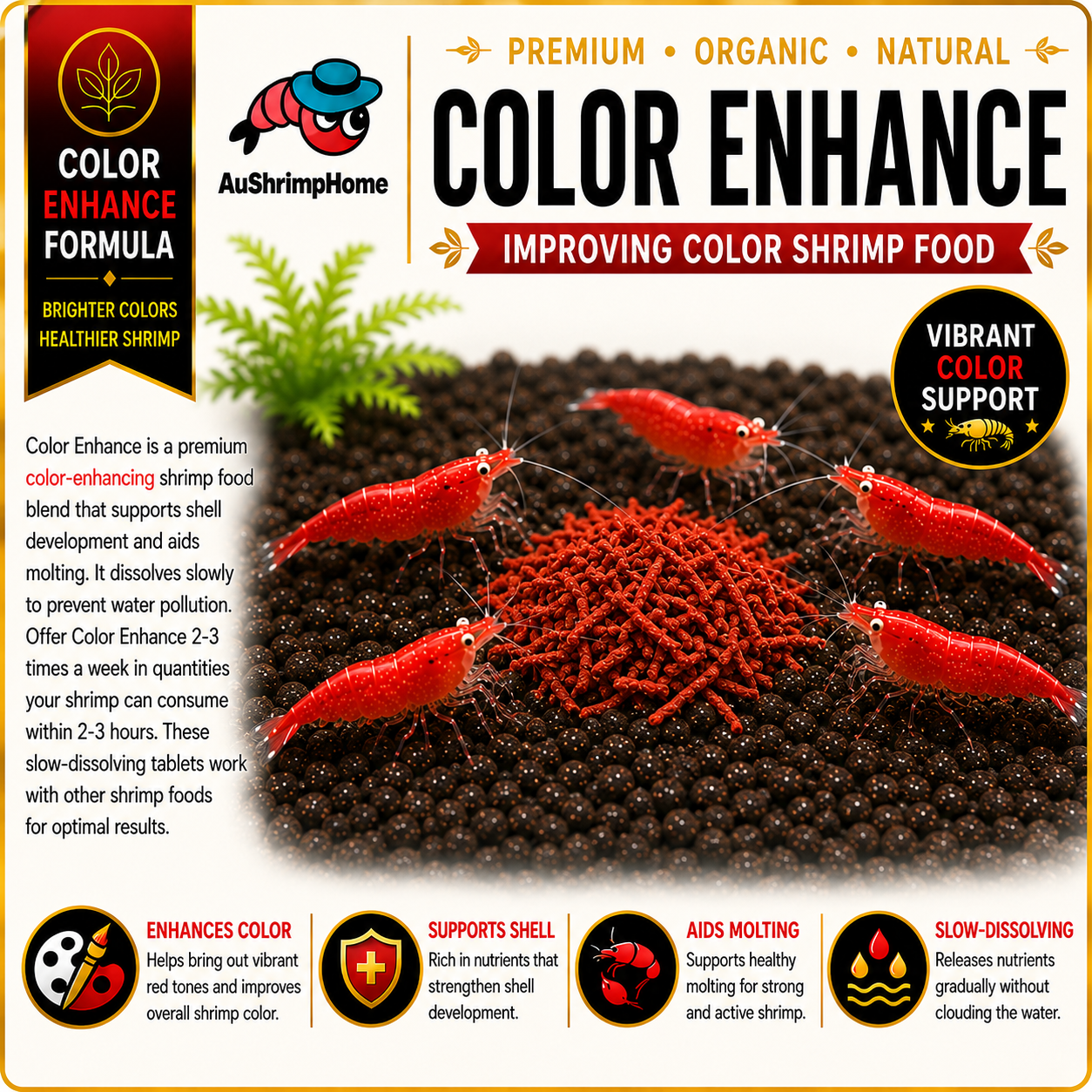 Color Enhance | Improving Color Shrimp Food