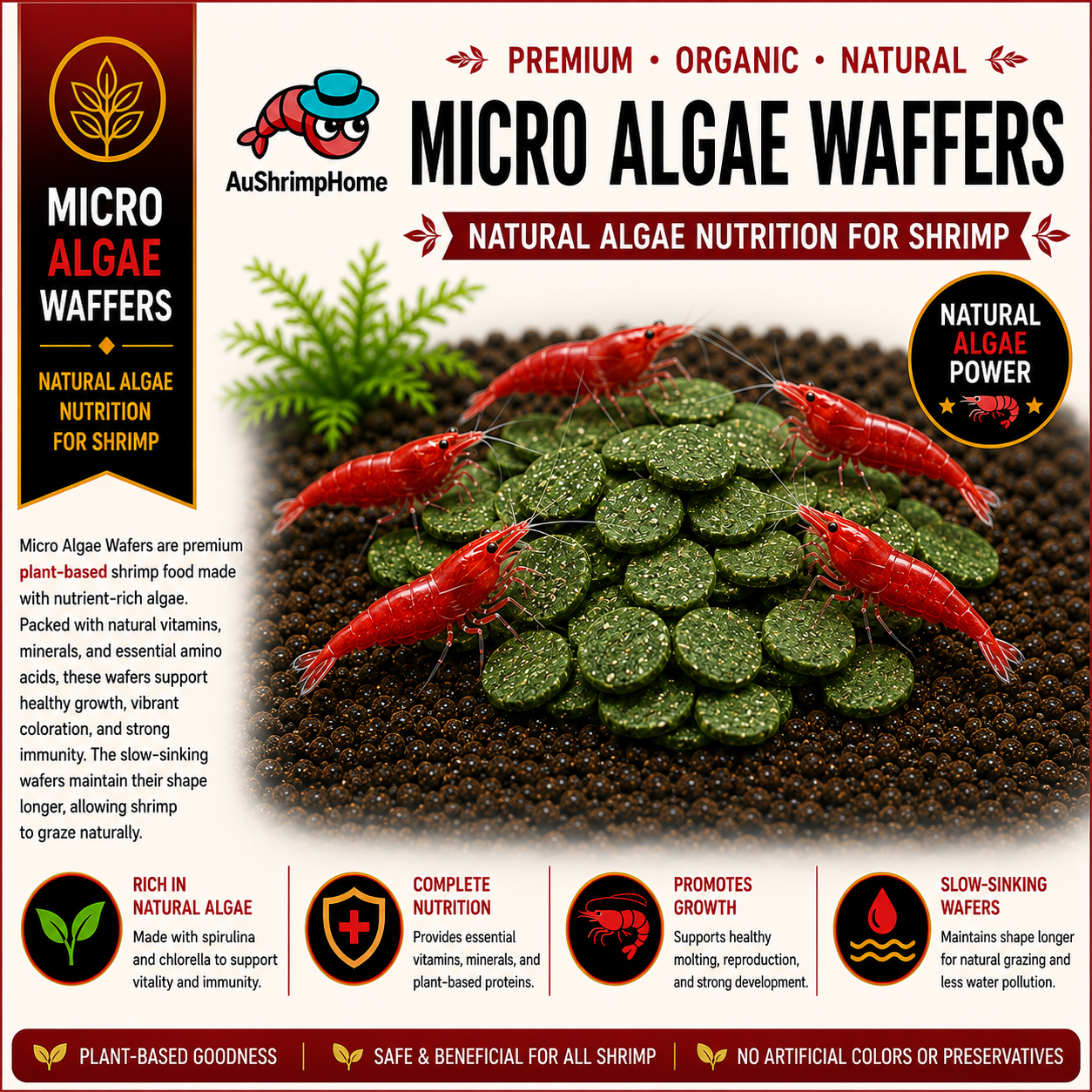 Micro Algae Wafers | New Version