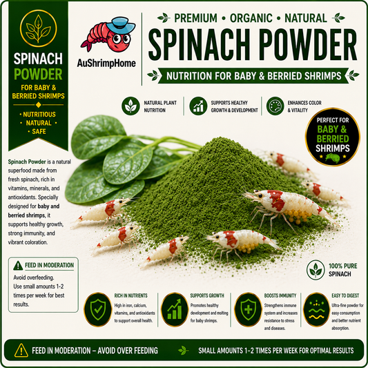 Spinach Powder | Organic Food for Shrimp 30g